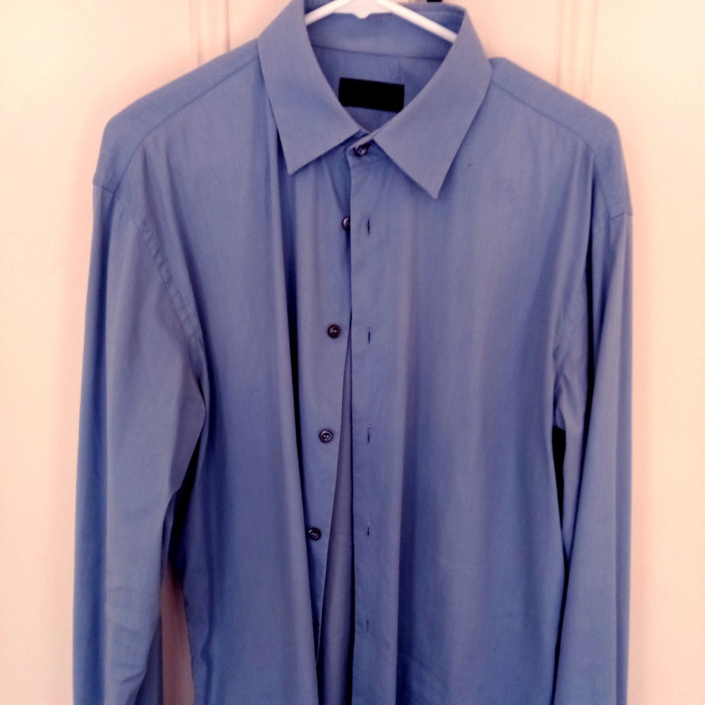 Prada Milano Button Down Dress Shirt Men's 42 16.5